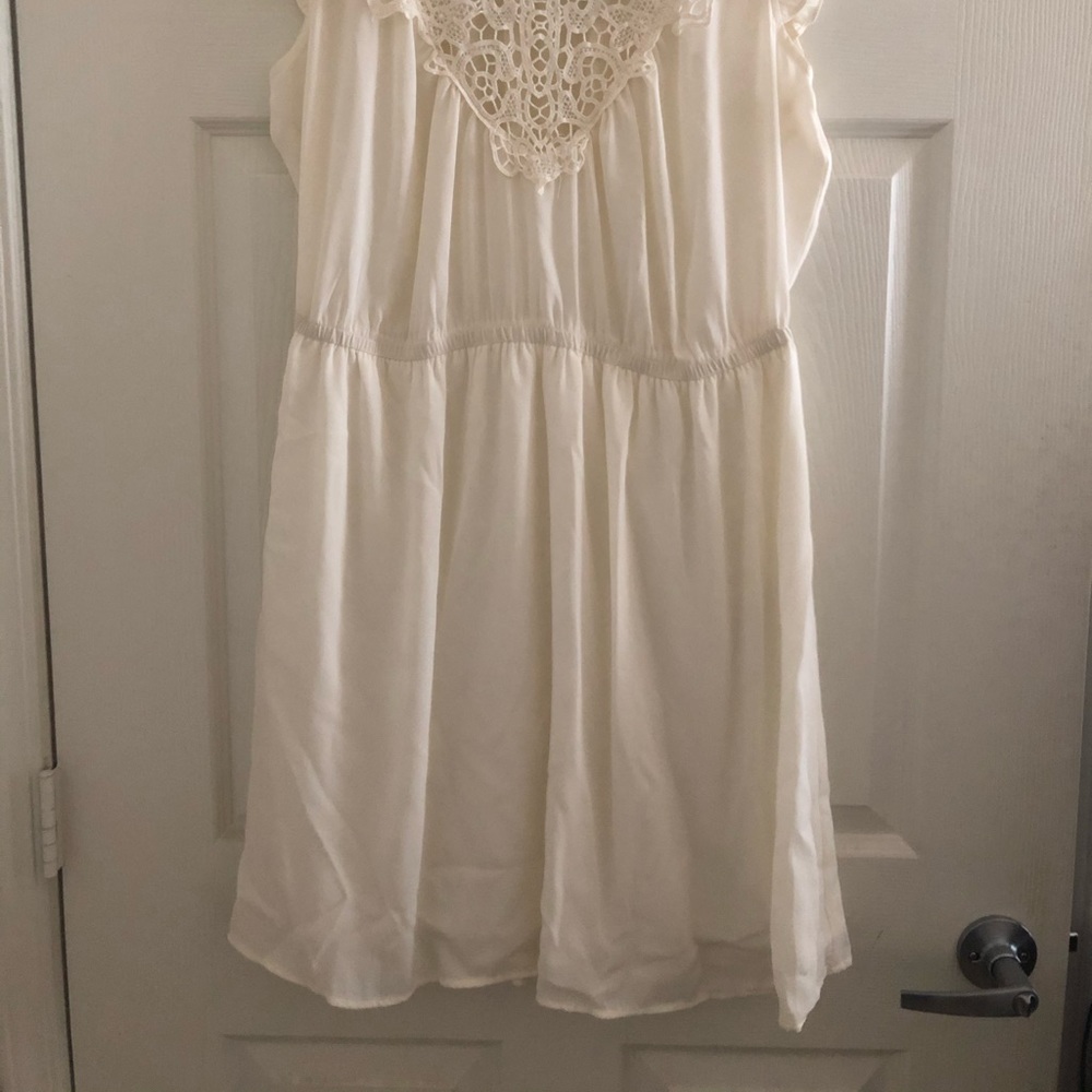 Cream Spring Dress - Picture 2 of 2